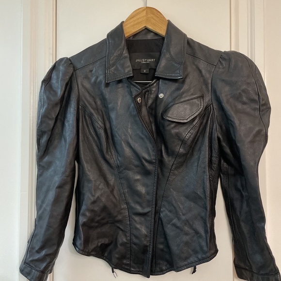 Jill Stuart Leather Jacket - Picture 1 of 6